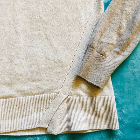 prAna | Cream 100% Organic Cotton Ansleigh Sweater - Picture 4 of 8